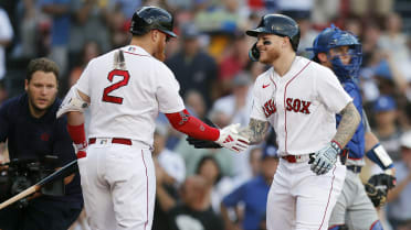 Boston Red Sox's Alex Verdugo poses momentarily to watch go-ahead homer;  'Right off the bat I felt like I got that one good enough' 