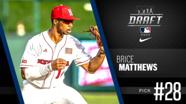 Houston Astros Select Brice Matthews with the 28th Pick of the