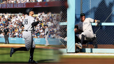 Aaron Judge homers, makes big catch in Yankees' win over Dodgers - CBS New  York