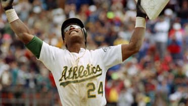 THE GOAT IN ACTION! Rickey Henderson was elected to the Baseball Hall of  Fame on this day in 2009. Henderson holds the single-season record for  stolen bases (130 in 1982) and is