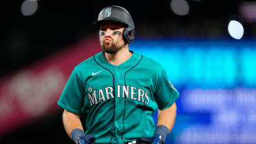 Raleigh first catcher to homer from both sides at Fenway as Mariners pound  Red Sox 10-1