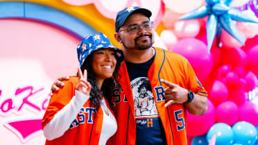 Hello Kitty Houston Astros newly baseball jersey at Degeshop
