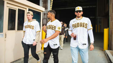 San Diego Padres appear across the county ahead of FanFest 