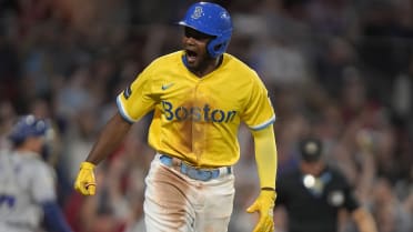 Red' Sox to don yellow and blue uniforms this month