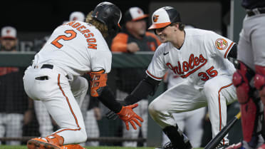 This is a 2023 photo of left fielder Kyle Stowers of the Orioles baseball  team. This image reflects the Orioles active roster as of Thursday, Feb.  23, 2023, in Sarasota, Fla., when