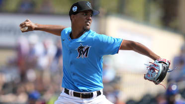 First Look at Uniform For Miami Marlins' Prospect Eury Perez - Fastball