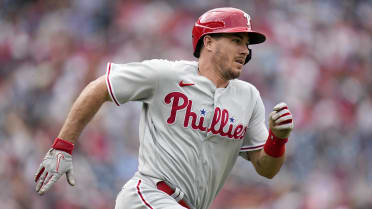 Phillies catcher J.T. Realmuto, on ironman pace, leaves game in