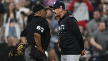 MLB Ejection 182 - Laz Diaz (1; Aaron Boone) - Close Call Sports