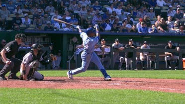 BAL@CLE: Foul ball zips past camera behind home plate 