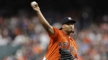 Astros' Luis Garcia exits start with right elbow discomfort, placed on  15-day IL Tuesday - The Athletic