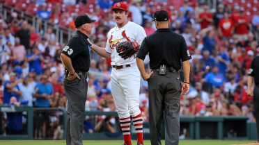 Replying to @Mason_F Miles Mikolas ejected