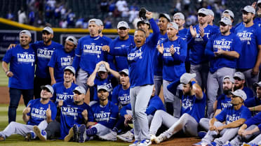 Dodgers are the National League West 2023 CHAMPIONS! LA clinches title 🍾 # MLB #Dodgers 