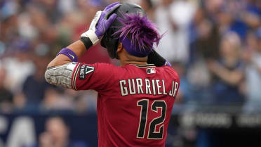 Lourdes Gurriel Jr and the D-backs achieved a +.500 record in April, so  Purple-Hair Derek is here 