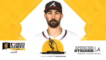Spencer Strider honored by Roberto Clemente Award Nomination