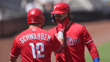 Bryce Harper shaved before Monday's game