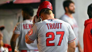 2022 Mike Trout Game Used Gray Jersey (9/9/22 - Ties Bobby Bonds for  Franchise Record 5th Straight Game with a HR)