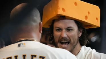 Garrett Mitchell Brewers Cheesehead BIG - Korked Bats