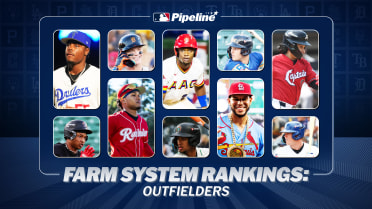 mlb.com - Sam Dykstra - These 10 farm systems have the best outfield prospects