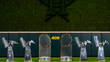 Astros' World Series trophy on its way to College Station