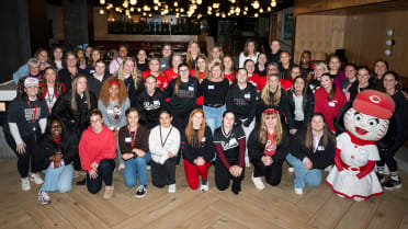 mlb.com - Brendan Hader - Reds celebrate National Girls & Women in Sports Day