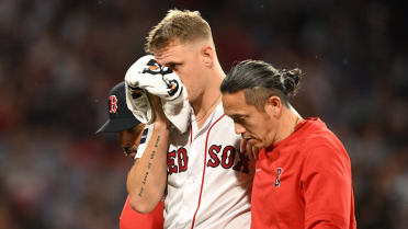 Facial injury to Tanner Houck puts damper on Red Sox' offensive