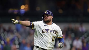 Rowdy Tellez, friendship, Milwaukee Brewers, Milwaukee Brewers slugger Rowdy  Tellez has suffered some serious heartbreak. 💔 A friendship with a former  teammate & his family helped him through.