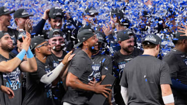 mlb.com - Adam Berry - 'We've got one more bite!' Rays celebrate pennant, aim to keep good times going