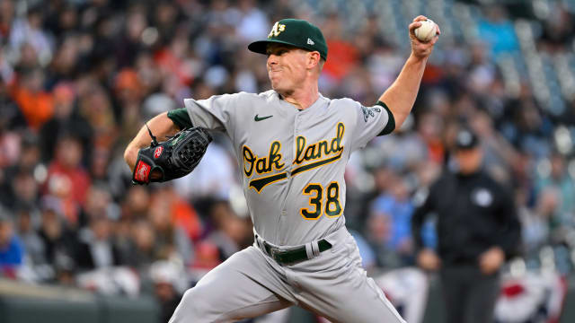 Oakland Athletics center fielder Ramon Laureano cannot catch a single hit  by Houston Astros' Aledmys Diaz during the fifth inning of a baseball game  in Oakland, Calif., Friday, July 8, 2022. (AP