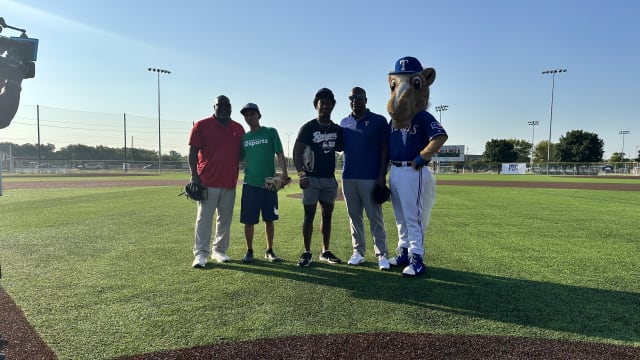 MLB, Rangers unveil Legacy Field at Rangers Youth Academy