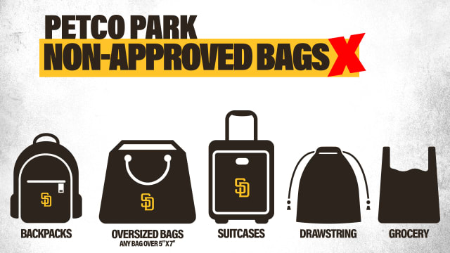 San Diego Padres Bag Policy