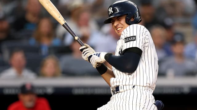 Anthony Volpe exits game after hit-by-pitch on elbow