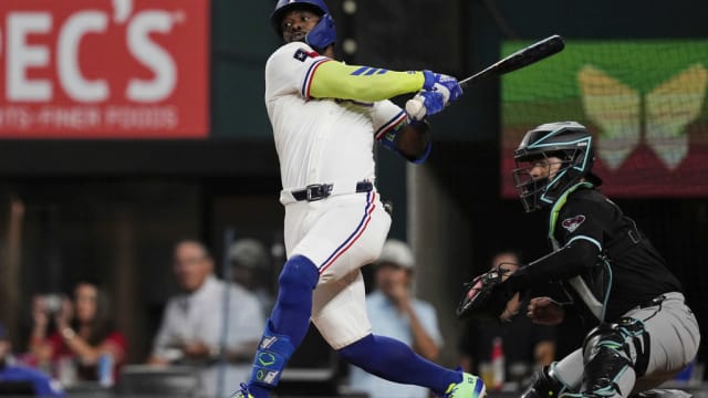 Adolis García placed on injured list with left ankle sprain