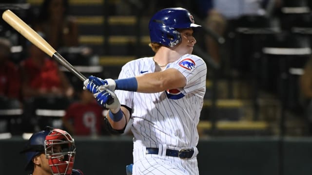 Cubs' Caissie heating up home cooking in AFL