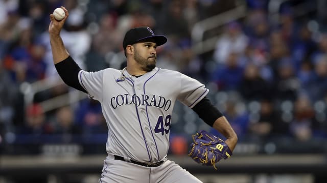 Colorado Rockies' Antonio Senzatela gets emotional Mother's Day win