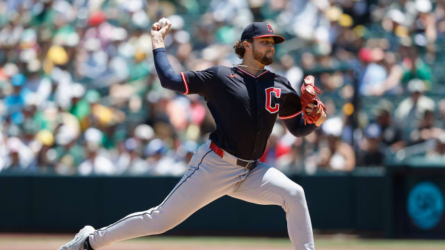 Slade Cecconi tosses seven scoreless innings in Guardians' win vs. A's