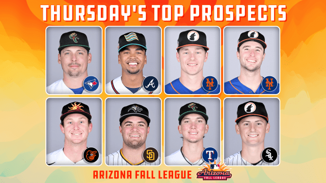 Thursday's top prospect Fall League performers