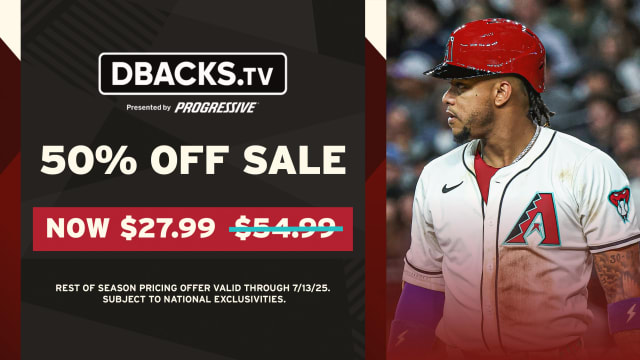 DBACKS.TV 50 percent off for July 2025