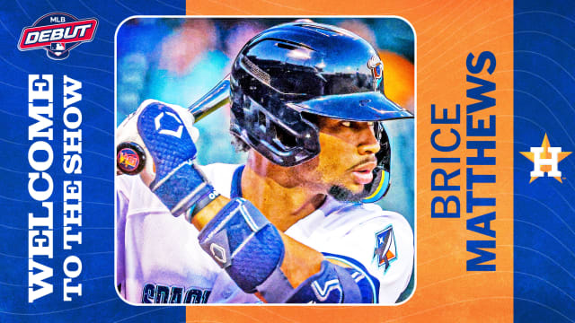 What Brice Matthews, the Astros' top prospect, brings to MLB