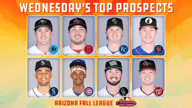 Wednesday's top prospect Fall League performers