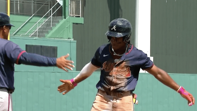 Young Braves speedster Drake shows off in Spring Breakout