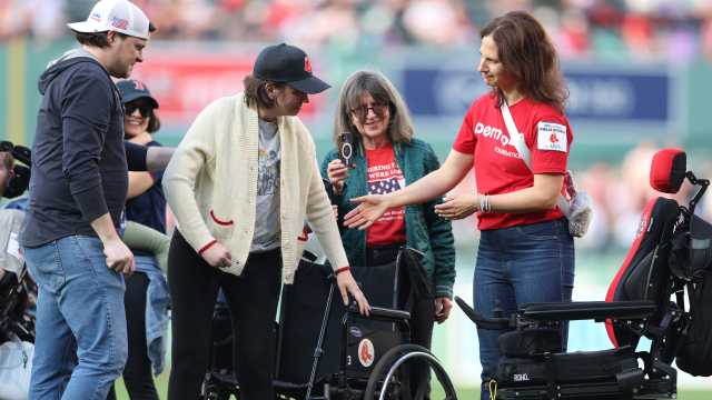 Liam Hendriks, Red Sox honor Lou Gehrig's Day