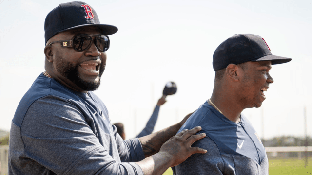 Boston Red Sox Legend David Ortiz Celebrates Phillies Win While Remembering  Eagles Great With a WWE Championship Belt - EssentiallySports