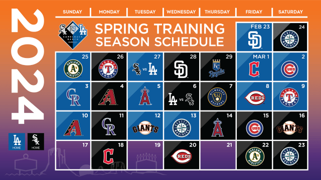 Schedule | Camelback Ranch-Glendale | MLB.com