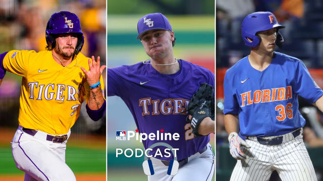 Pipeline Podcast: Down the stretch with top 3 MLB Draft prospects