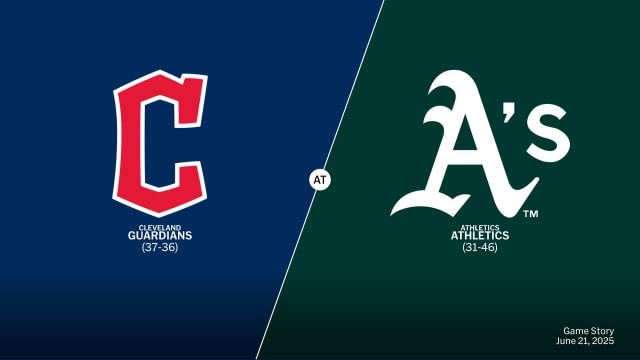 Cleveland Guardians at Athletics Game Story, Scores/Highlights - 06/21/2025