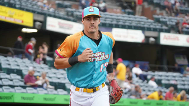 Top prospect Konnor Griffin makes Double-A debut