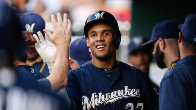 Tampa Bay Rays Carlos Gomez celebrates walk-off home run in style