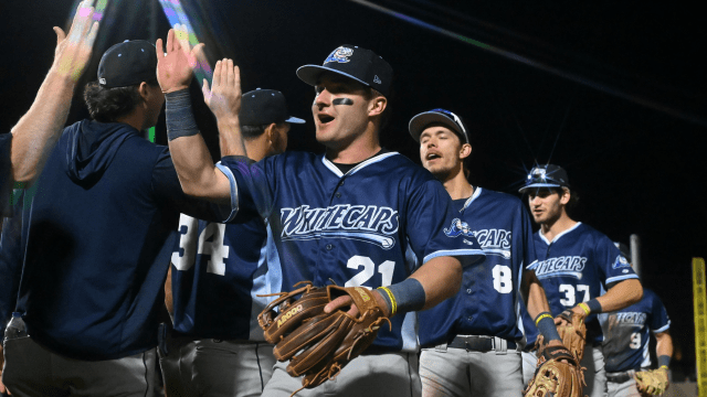 Kevin McGonigle's 5-hit game, 13-run inning helps West Michigan clinch playoff spot