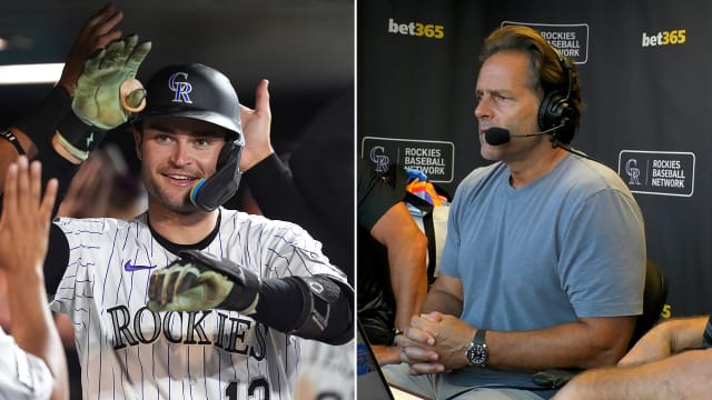 Kyle Karros hits first MLB homer with dad Eric in attendance