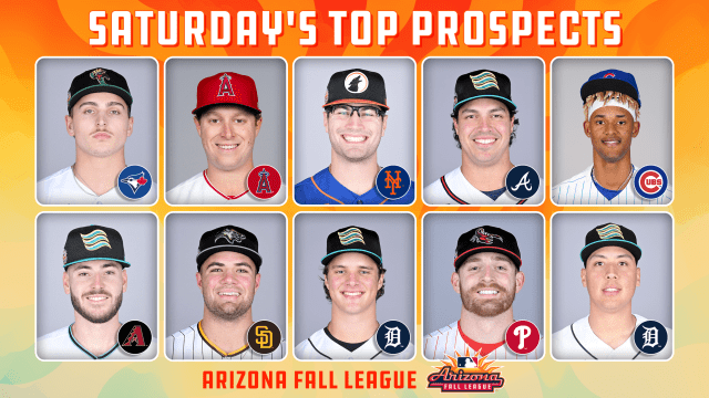 Saturday's top prospect Fall League performers